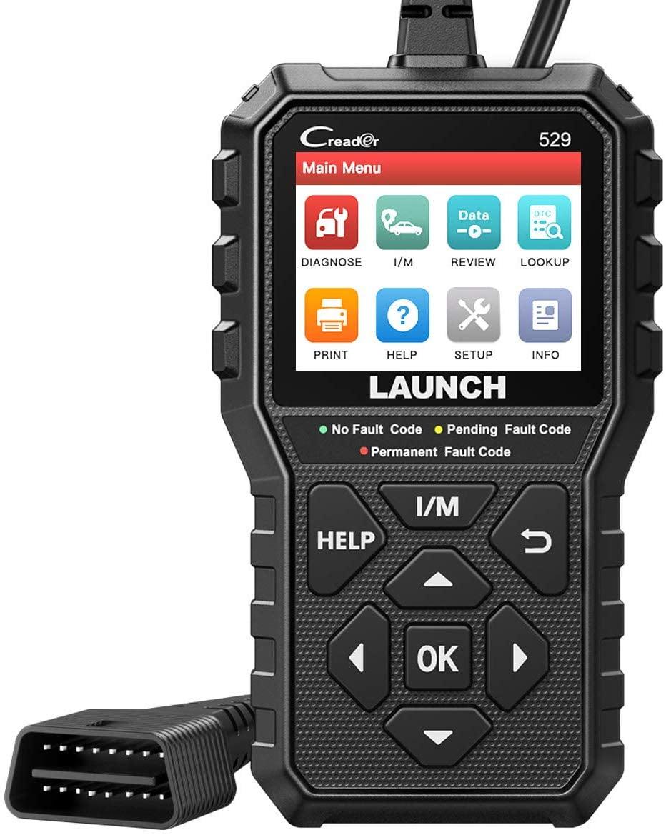 LAUNCH OBD2 Scanner CR529 Car Diagnostic Scan Tool with Full OBDII Functions DTC Lookup Check Engine Light