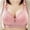 Pink, variant on Jacenvly Wireless Bras for Women Support Plus Ladies Fashion Wire Free Printing Comfortable Push up Hollow out Bra Underwear