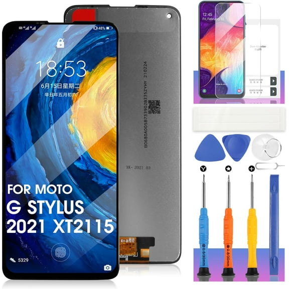 for Moto G Stylus 2021 Screen Replacement for Moto G Stylus 2021 LCD XT2115 Screen Replacement Display Touch Digitizer Assembly Repair Part(Not for Moto G Stylus 2020/2022)