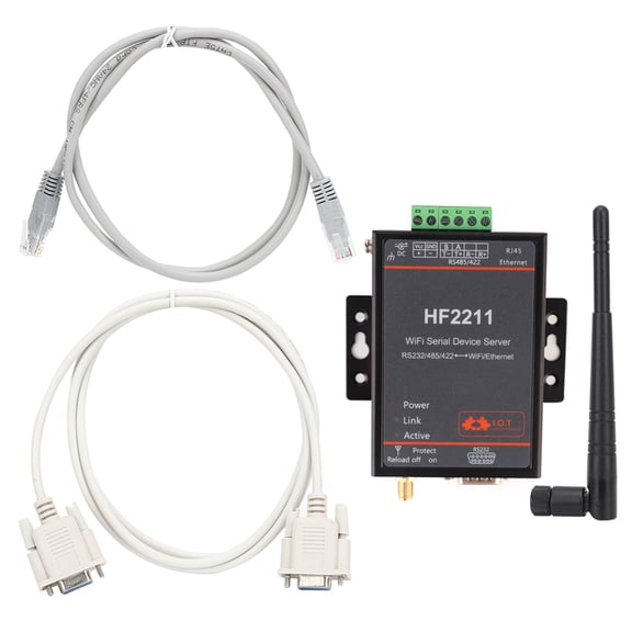 Ethernet Serial Server, Stable Practical Serial Port Server, DES3 For AES-128Bit