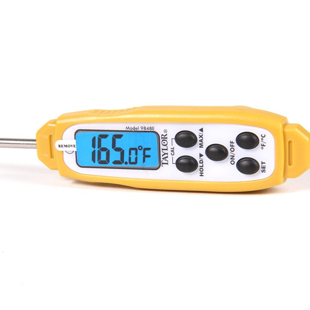 Renewed Taylor Precision Products Commercial Anti-Microbial Instant Read Thermometer 