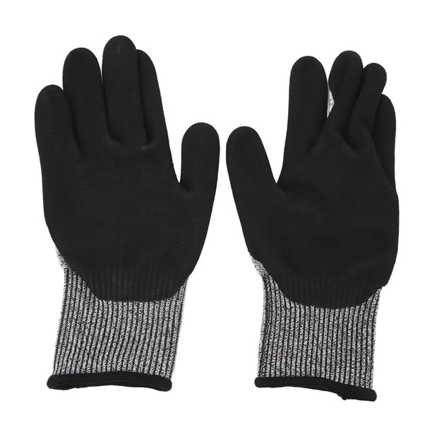 Guantes a Prueba de Pinchazos Guantes de Nitrilo Resistentes a Cortes Protección de Nivel 5 Guantes de Seguridad Anticorte de Buen Agarre para ANGGREK Otros