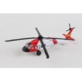 thumbnail image 3 of Sikorsky HH-60J Jayhawk Helicopter White and Red "United States Coast Guard" with Runway Section Diecast Model by Runway24, 3 of 7