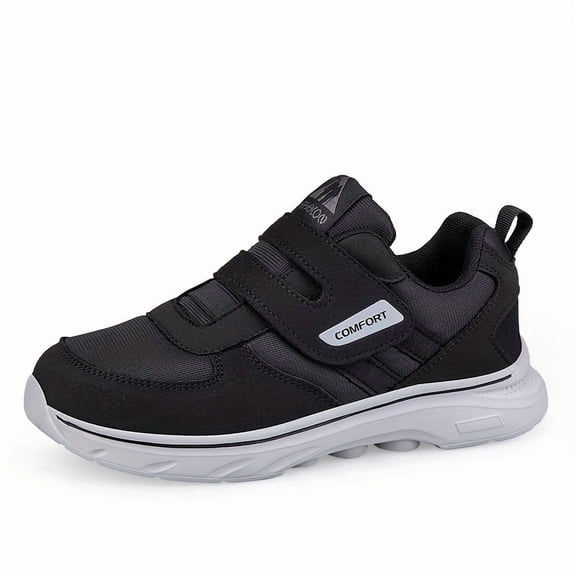 Comfort Men's Wide-Fit Athletic Sneakers - Easy Slip-On, Breathable Casual Running Shoes with Durable MD Sole for All Seasons