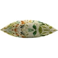 thumbnail image 3 of Spring Floral Throw Pillow Cover Watercolor Herbs Flowers Leaves Boho Green Yellow Decorative Pillow Cases Square Cotton Linen Cushion Cover for Home Bed Sofa Couch 16x16 Inch, 3 of 6