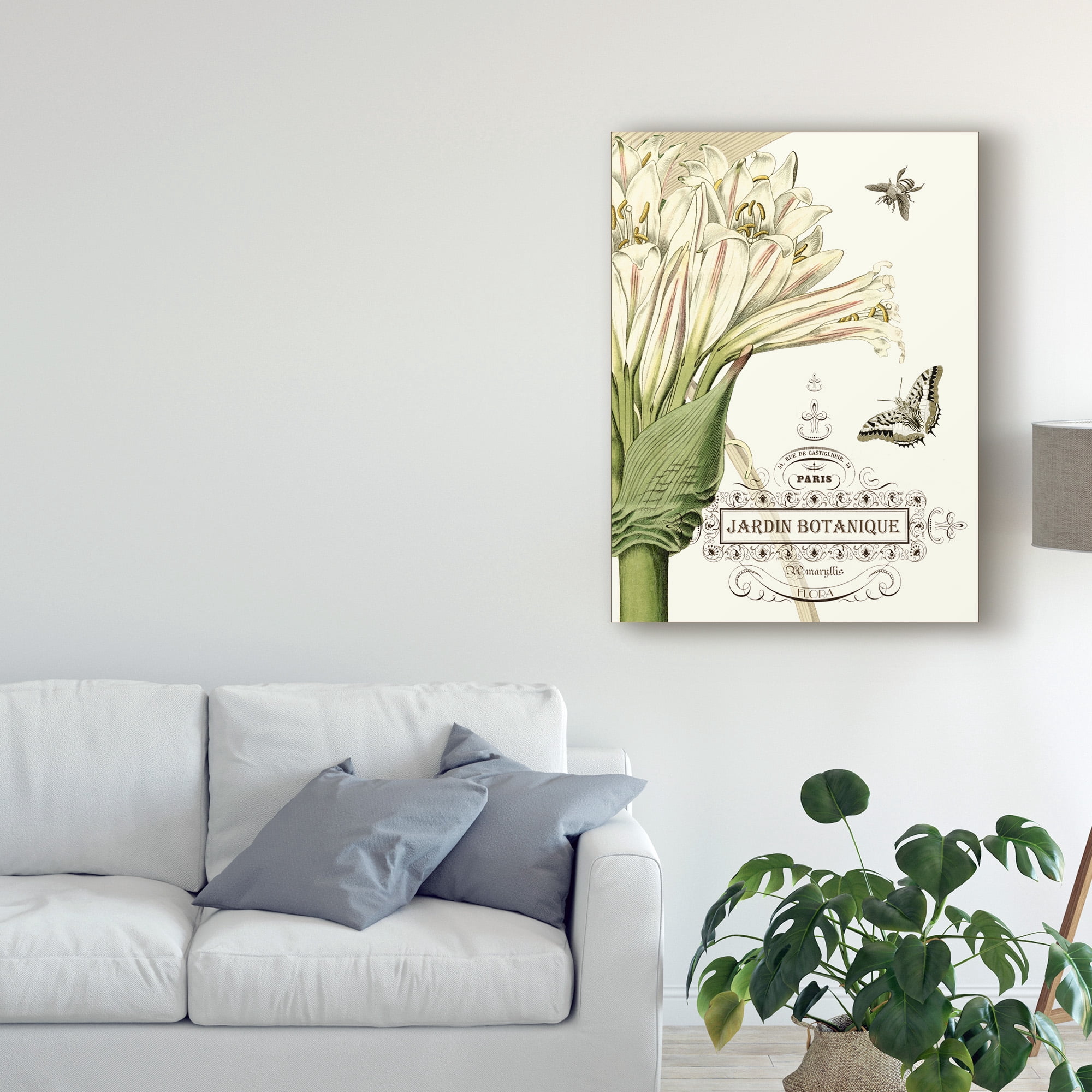 Trademark Fine Art 'Jardin Botanique II' Canvas Art by Vision Studio