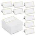 thumbnail image 5 of 150Pcs Place Cards with Foil Border Table Tent Cards Texture Seating Card Blank Escort Name Place Card for Table Setting, 5 of 5