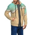 thumbnail image 2 of Naloa Beach Footprint Men’s Hoodies, Zip up Hoodie, Sweatshirts,Hoodies for Men Sizes S-3XL-Medium, 2 of 5