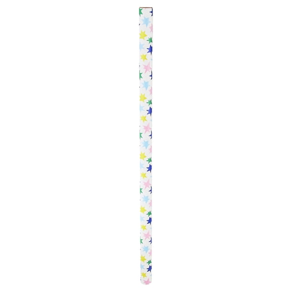 Multicolor Stars Gift Wrap Paper, 12.5 sq ft, by Way To Celebrate