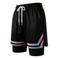 thumbnail image 5 of QIYAGBSA Basketball Shorts for Men 2 in 1 Mesh with Compression Liner Drawstring Elastic Waist Side Pockets Dolphin Hem Lightweight Gym Training Summer, 5 of 5