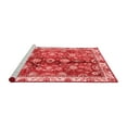 thumbnail image 2 of Ahgly Company Machine Washable Indoor Rectangle Abstract Red Modern Area Rugs, 3' x 5', 2 of 4
