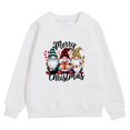 thumbnail image 4 of Sweat à Capuche Imprimé Bonhomme de Neige de Noël Automne Hiver pour Enfants, 4 of 4