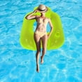 thumbnail image 6 of DimyFew Inflatable Pool Float for Adults Floating Lounge Chair for Party Beach Water Green, 6 of 9