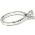 thumbnail image 2 of Pompeii 1ct Lab Grown Diamond Solitaire Engagement Ring 14k White Gold (,), 2 of 4