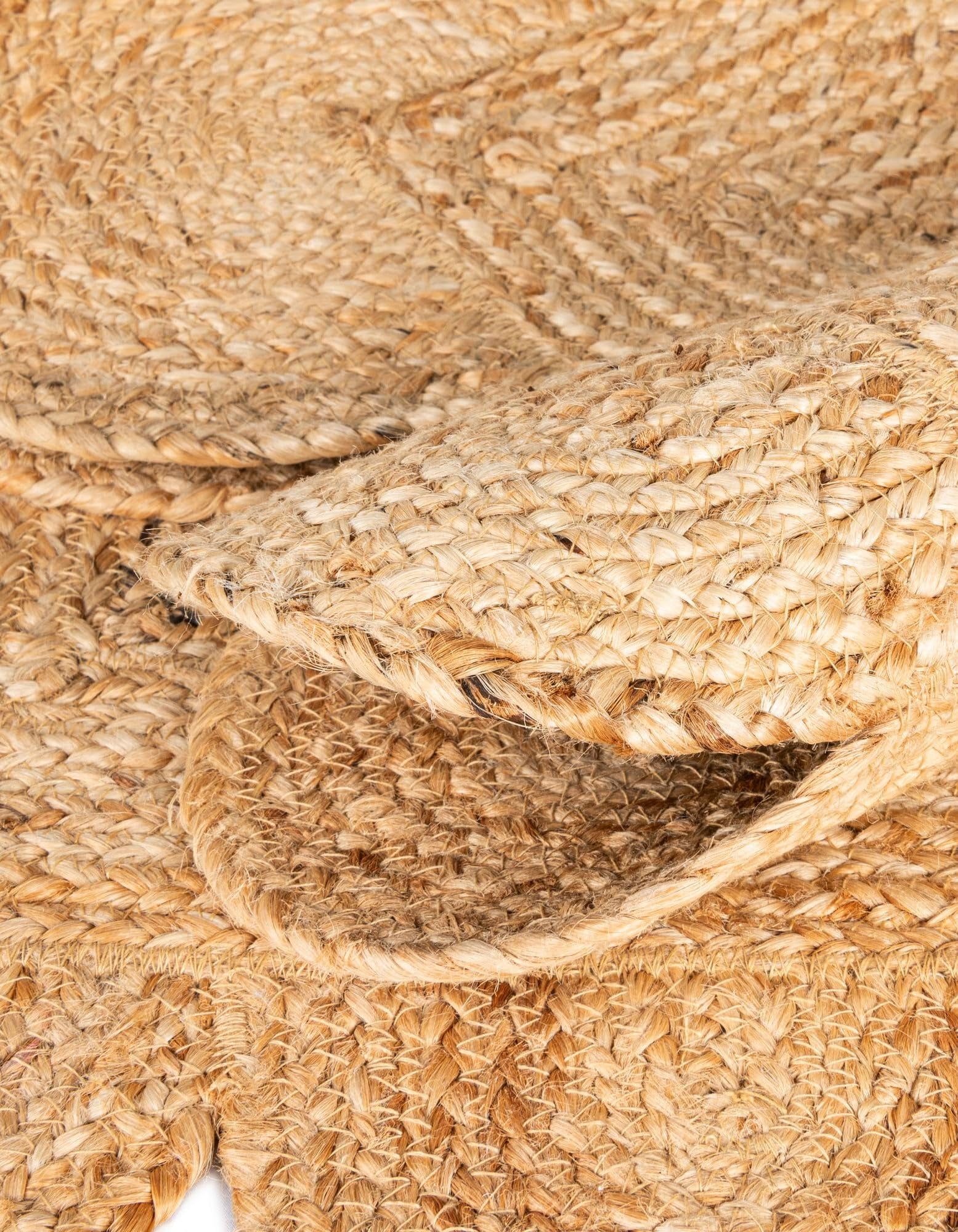 100% Natural Jute Rug – Sustainable, Handcrafted Rug for a Greener Home Size - 5 x 5 Feet Square (150 cm x 150 cm)