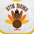 thumbnail image 4 of Inktastic Little Turkey Thanksgiving Boys or Girls Baby Bib, 4 of 4