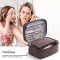 thumbnail image 3 of Soft Cosmetic Bag Waterproof Large Capacity Detachable Pouch for Women and Girls, 3 of 6