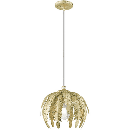 

Winter Gold Tone Finish Mini Pendants Steel Material Medium 12 Long 1 Light Fixture