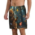 thumbnail image 2 of Logiee Cute Butterfly Bear Print Mens Swim Trunks Quick Dry Board Shorts,Breathable Hawaii Beach Shorts Swimwear Bathing Suits-XX-Large, 2 of 6