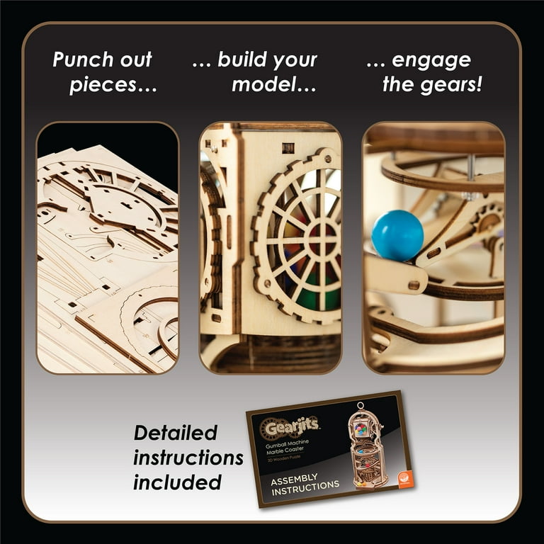 MindWare Gearjits Gumball Machine Marble Coaster - DIY