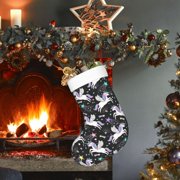 Cute Unicorn Rainbow Star Christmas Stockings 18 Ince ,Gifts Stocking Family Party Decorations For Holiday Tree Decor