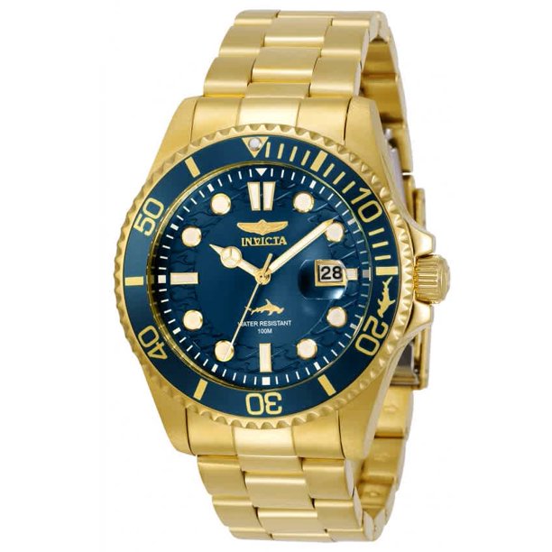 Invicta Invicta Men S Pro Diver Gold Stainless Steel Japanese Quartz Diving Watch Walmart Com Walmart Com