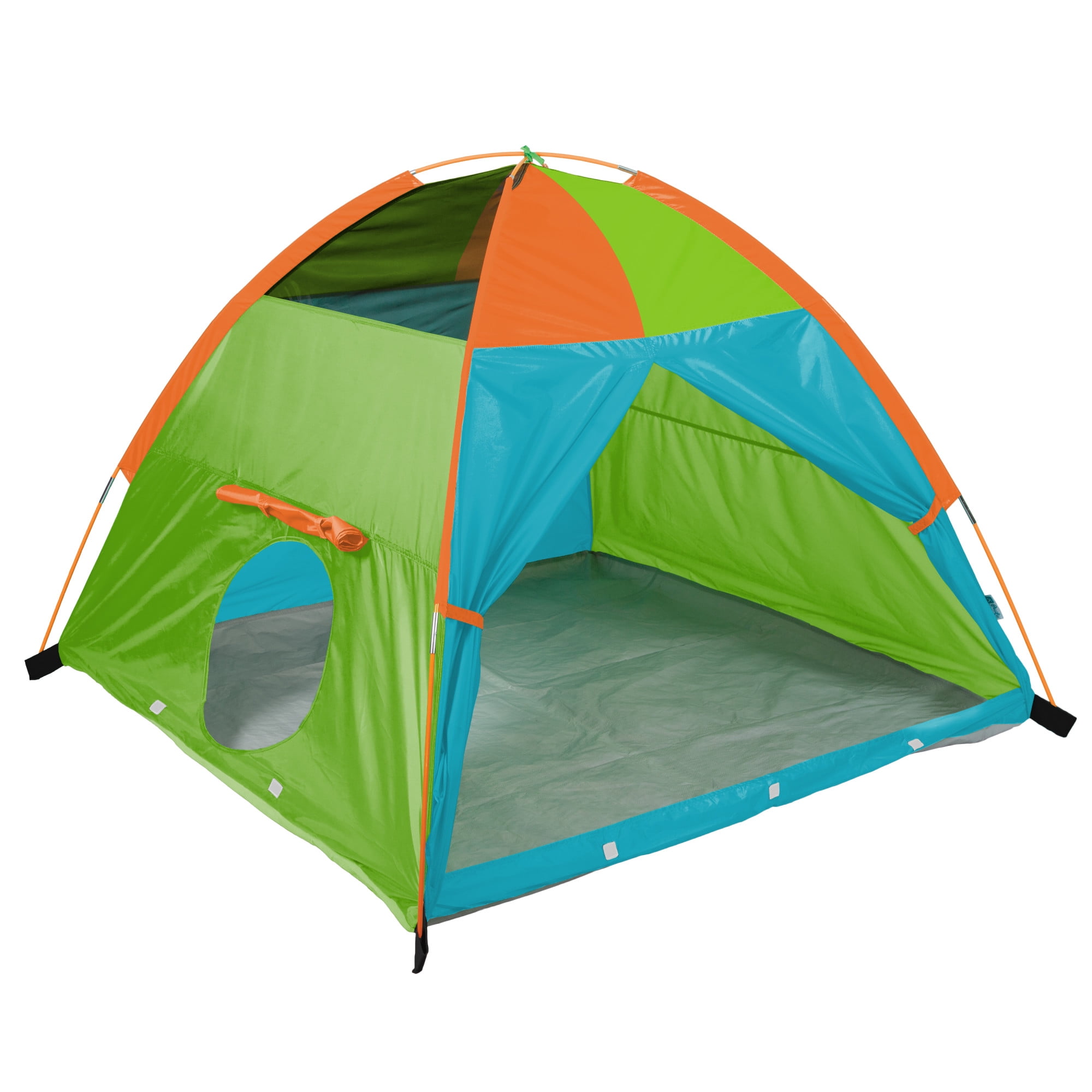 Pacific Play Tents 20432 Color Wave Tent + Tunnel Combo Kids Camping Outdoor Play Polyester, Child