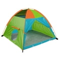 thumbnail image 2 of Pacific Play Tents 20432 Color Wave Tent + Tunnel Combo Kids Camping Outdoor Play Polyester, Child, 2 of 9