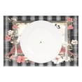 thumbnail image 2 of Ryvnso Placemats Set of 4 Vintage Cardinal Flowers Dining Mats Heat-Resistant Non-Slip Washable Table Mat, 2 of 8