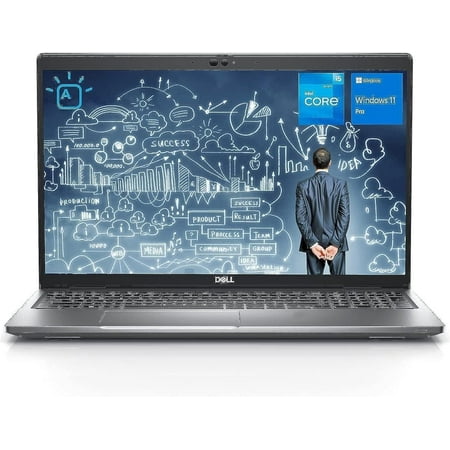 Dell Latitude 5530 Business Laptop, 15.6" FHD Screen, 12th Gen Intel Core i5-1235U, 16GB DDR4 RAM, 512GB PCIe SSD, Webcam, HDMI, Thunderbolt 4, Backlit Keyboard, Wi-Fi 6, Windows 11 Pro, Black