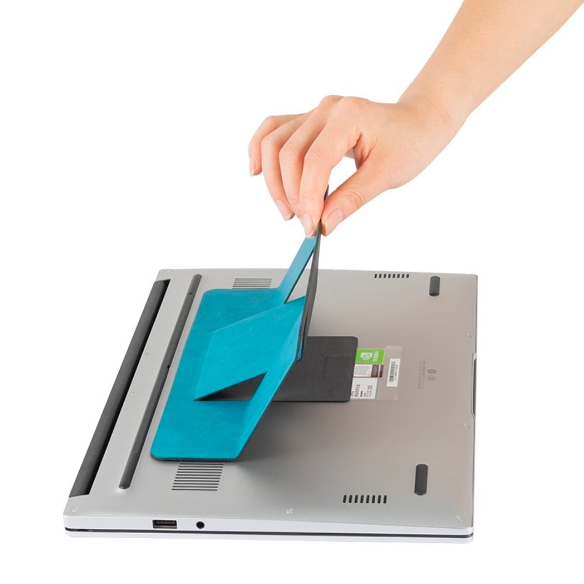 SmallRig simorr Adhesive Laptop Stand, Magic Blue