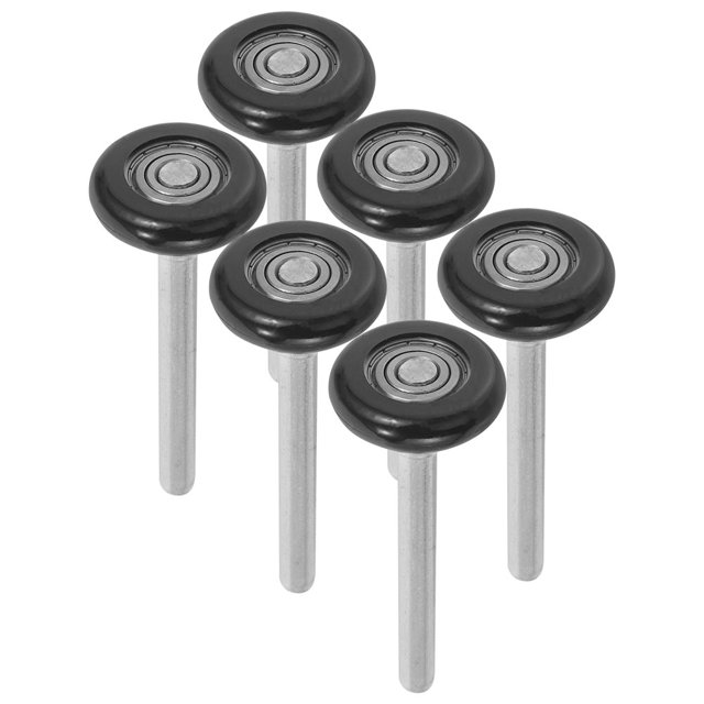 PAMINGONO 6 Pcs Rouleaux de Porte de Garage en Nylon Acier pour Portes de Garage et Coulissantes Réduction de Bruit et Installation Facile