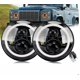 thumbnail image 1 of Par De Faros Led De 7" Con Marcado Halo E Rhd Para Land Rover Defender 90 110 Tdi Td5, 1 of 5