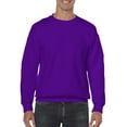 thumbnail image 1 of Gildan Chandail Molletonné à Col Ras du Cou pour Hommes, 2TG, Violet, 1 of 2