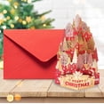 thumbnail image 1 of ¡Aprovecha!, Tarjetas de felicitación navideñas con sobres Tarjetas navideñas tridimensionales con sobres Adornos para tarjetas de felicitación navideñas Akmoler, 1 of 6