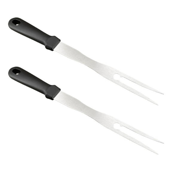 SEWCHICS Waffle Fork Barbecue Forks Multi 2Pcs for Campfire and Grilling