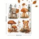 thumbnail image 3 of Qisvanset Framed Canvas Wall Art 12x16 Inch Woodland Bear Forest Nursery Printed Wall Art Decor, 3 of 5