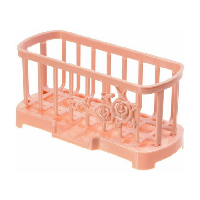 Under 10 Drain Rack Household Rag Rack Kitchen Supplies Table Top Cleaning Rack Sink Storage Rack Household Large Sponge Storage Rack