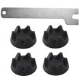 thumbnail image 1 of 9704230 Blender Coupler with Spanner Kit Compatible with Kitchen-Aid KSB5WH KSB5 KSB3 Driver (5 Pcs_Special Gift:black Great Gift, 1 of 5