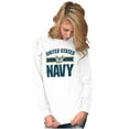 thumbnail image 4 of United States Navy Military Logo Long Sleeve TShirt Men Women Brisco Brands M, 4 of 6