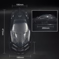 thumbnail image 4 of 1/10 185mm DIY RC Car Body Shell PVC Plastic For Lamborghi Model, 4 of 6