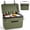 Green, variant on JXXRZ 85QT Rotomolded Cooler Ice Chest, 6–10 Day Ice Retention, Heavy Duty Wheeled Cooler for Camping & Fishing, Khaki