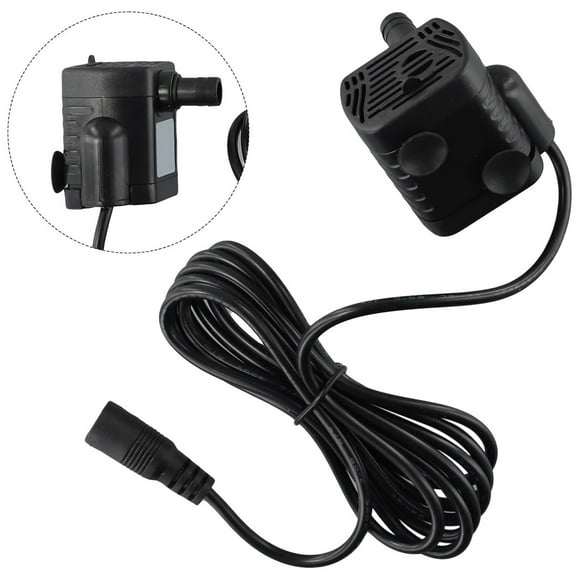 ZTTD Fountain Pump, 24V Submersible Water Pump Outdoor, Ultra Quiet Water Fountain Pump with A 1.5m Wire for Pond Waterfall, Fish Tank, Aquarium, Hydroponics (Black)