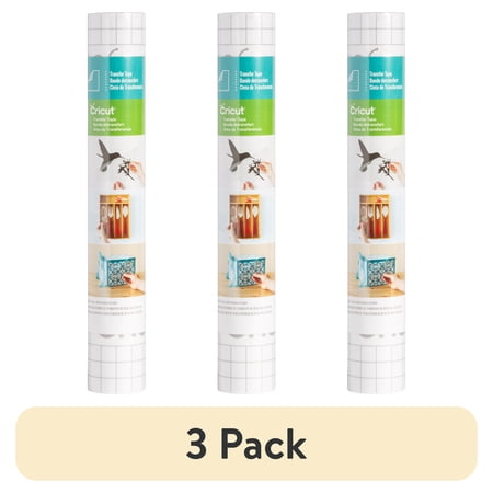 (3 pack) Cricut Vinyl Transfer Tape 12''X48''