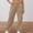 Khaki, variant on DuoJiaJ Women's High Witdth Comfort Knit Joggers With Drawstring And Pockets Relaxed Fit High Witdth Waistband Casual Pants For Everyday Wear Women's Wide Leg Pants Beige L