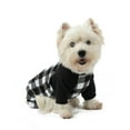 thumbnail image 4 of Leveret Dog Cotton Pajama Black & White Plaid M, 4 of 4