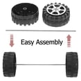 thumbnail image 4 of 20 Sets RC Car Tire Toy Car Tire Vehicle Model Wheel Replacement Car Tire Wheels and Axles, 4 of 8