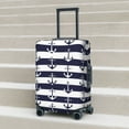 thumbnail image 2 of Lsque Anchors Printed Luggage Cover, Travel Luggage Protector,Scratch and Dirt Resistant, Fits 18-32 Inch Luggage - Small, 2 of 9