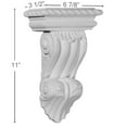 thumbnail image 2 of Ekena Millwork 6 7/8"W x 3 1/2"D x 11"H Artis Corbel (2-Pack), 2 of 5