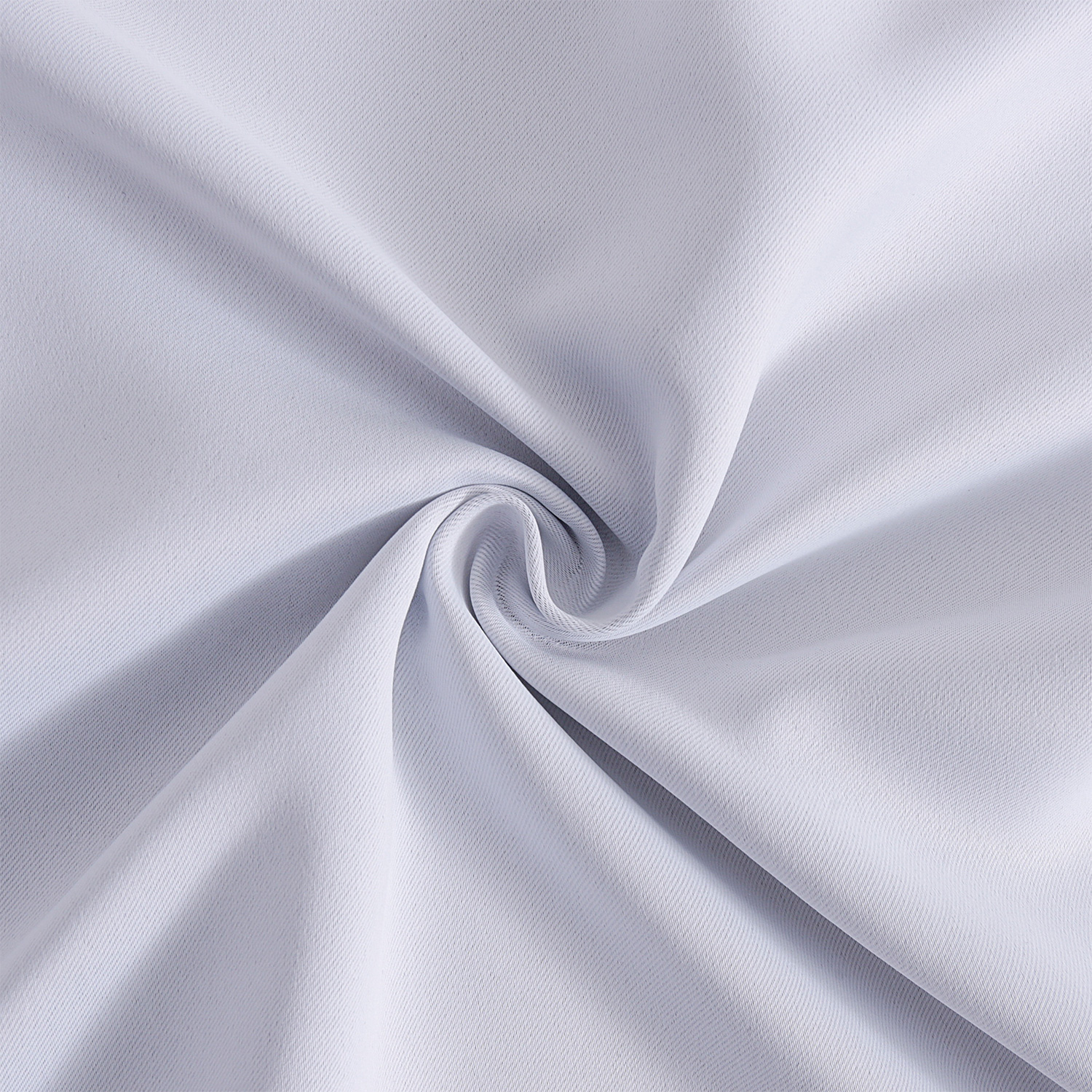 HIG White Scalloped Half Curtain with blackout for Kitchen,2 Panels,30"x 36"
